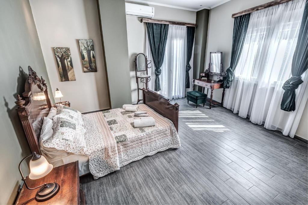 Postel nebo postele na pokoji v ubytování Villa Intemella