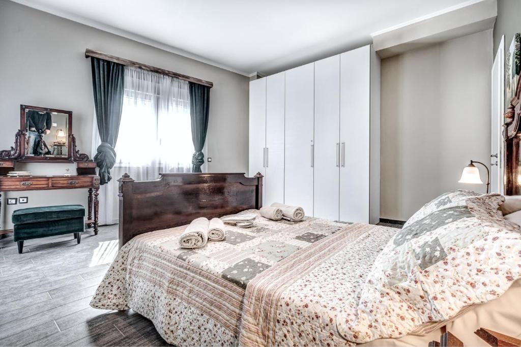 Postel nebo postele na pokoji v ubytování Villa Intemella