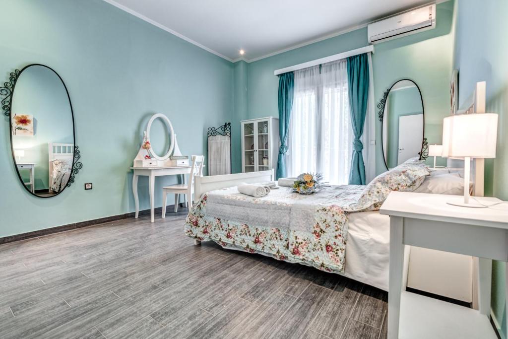 Postel nebo postele na pokoji v ubytování Villa Intemella