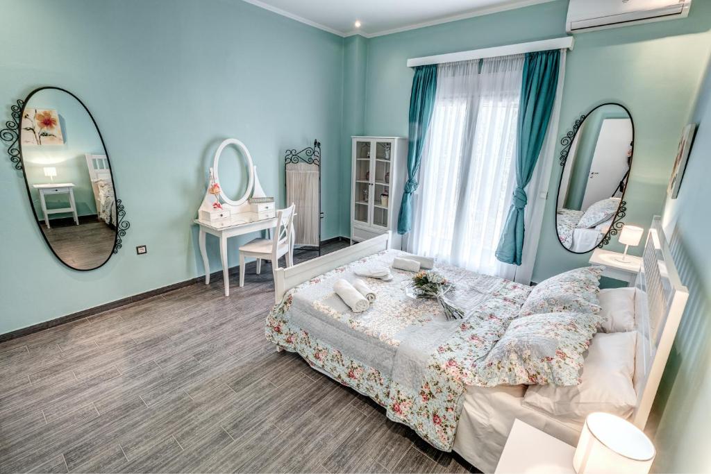 Postel nebo postele na pokoji v ubytování Villa Intemella