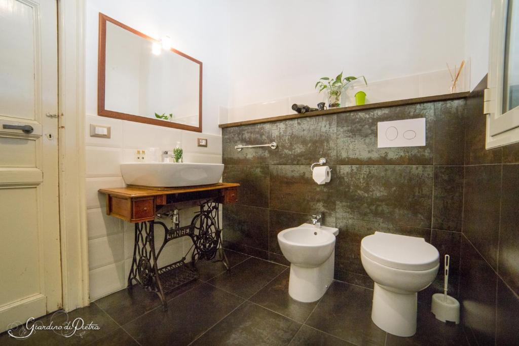 Koupelna v ubytování B&B Giardino Di Pietra