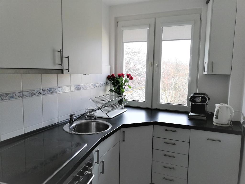 Kuchyňa alebo kuchynka v ubytovaní Apartament Morski Integro