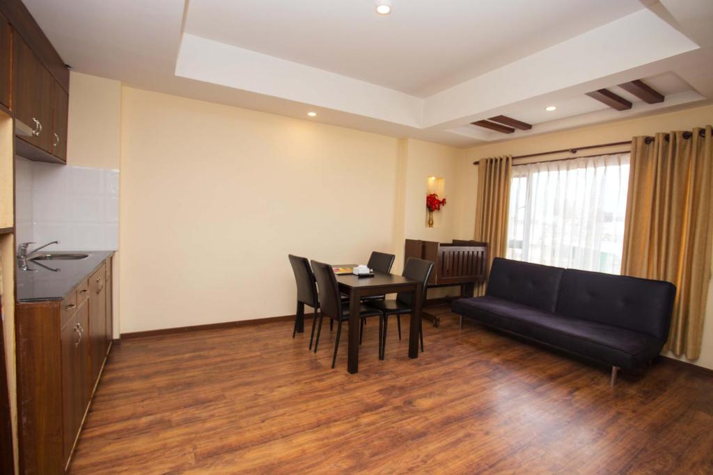 Posezení v ubytování Hotel Jay Suites
