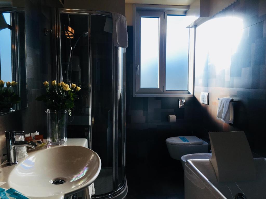 Posezení v ubytování Hotel Kristal 3 Stelle Superior