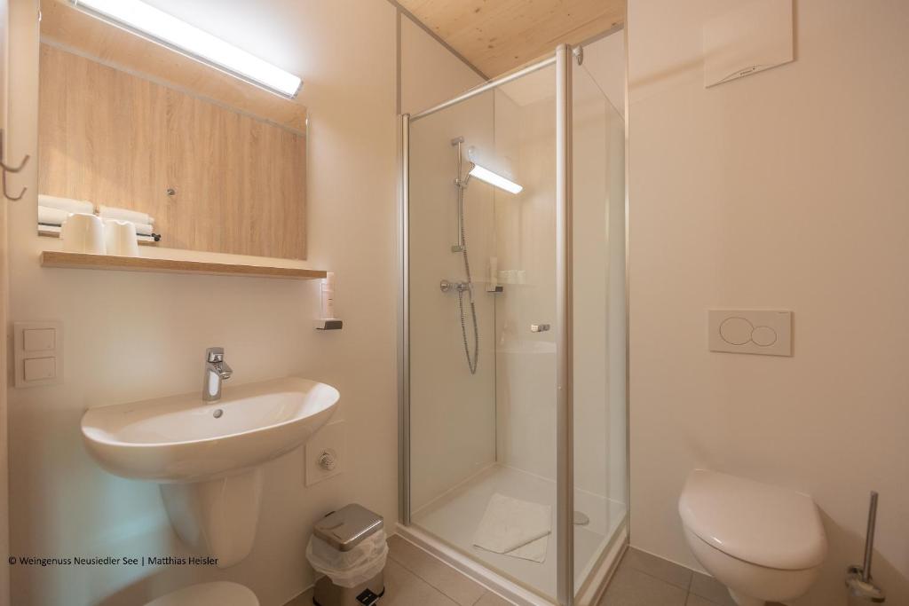 Kúpeľňa v ubytovaní Hotel Katamaran