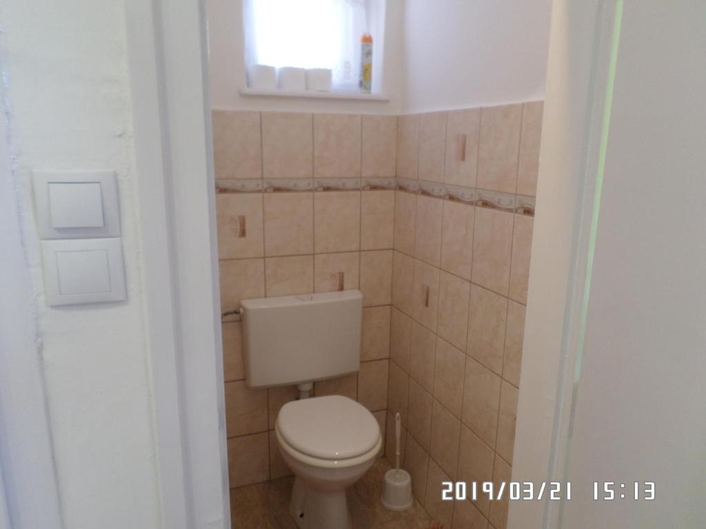 Kúpeľňa v ubytovaní Rita apartman