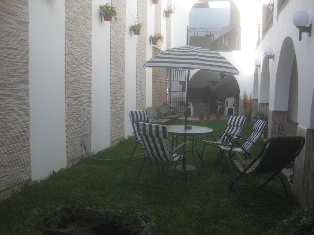 Zahrada ubytování Hostal Camiluz