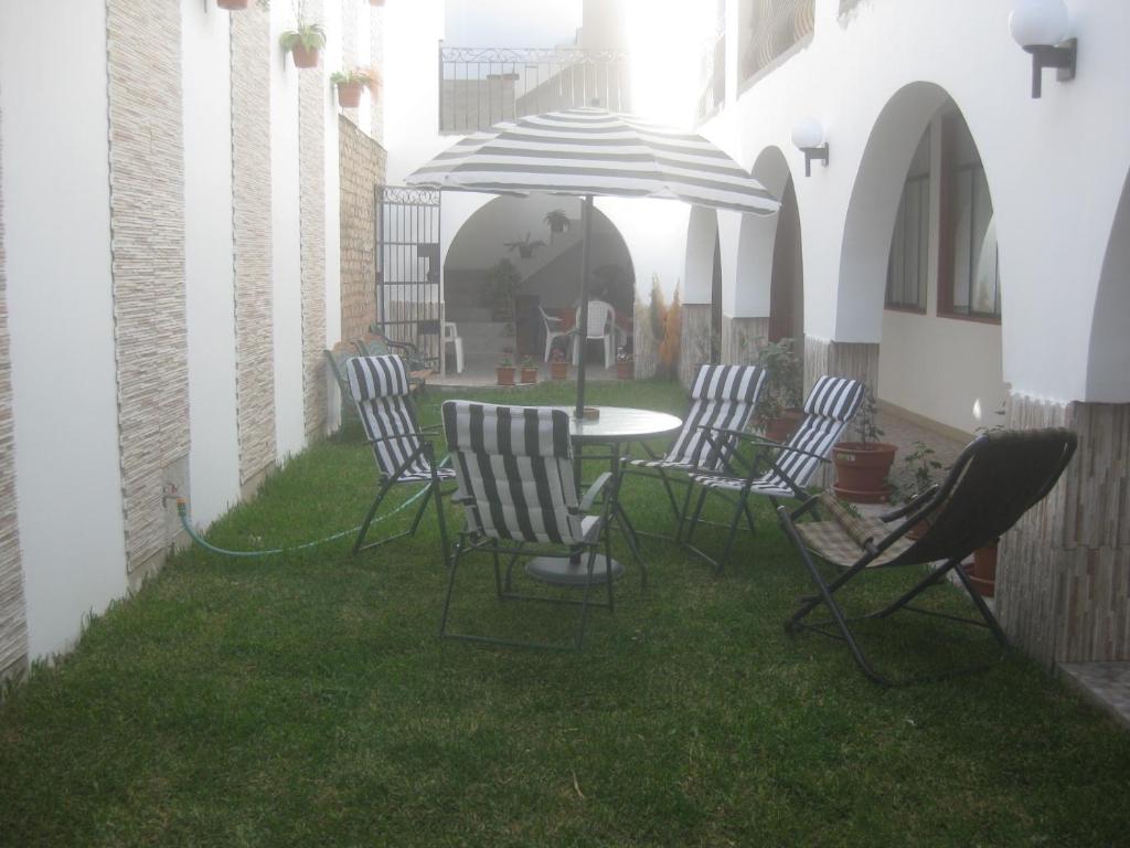 Zahrada ubytování Hostal Camiluz