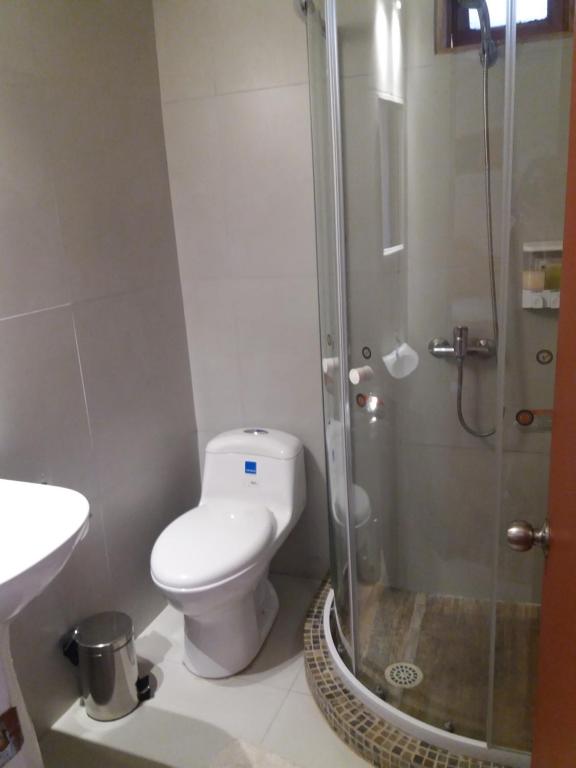 Koupelna v ubytování Hostal Nuevo Amanecer