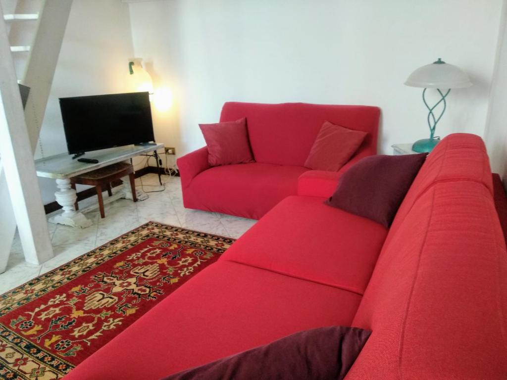 Część wypoczynkowa w obiekcie Oltrarno Home Silvia Florence