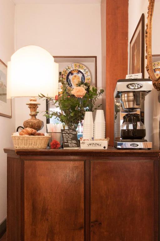 Kuchyň nebo kuchyňský kout v ubytování Hotel Rex
