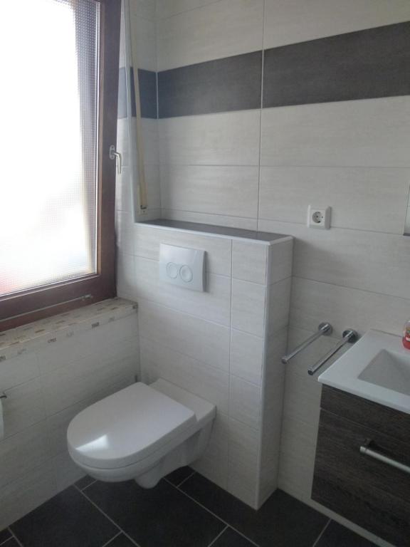 Koupelna v ubytování Ferienwohnung Berges