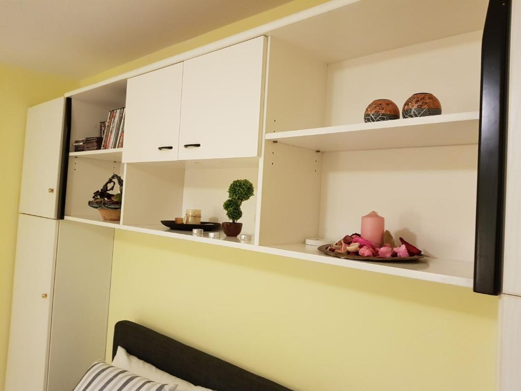Kuchyň nebo kuchyňský kout v ubytování COZZY STUDIO IN NEA MAKRI