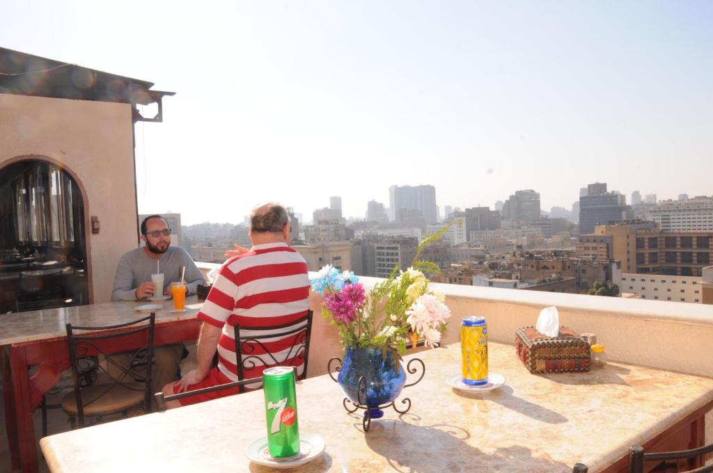 Balkón nebo terasa v ubytování Osiris Hotel Cairo