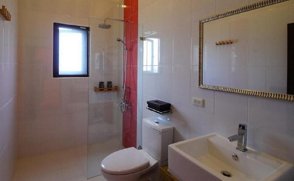 Koupelna v ubytování Ibali Hostel