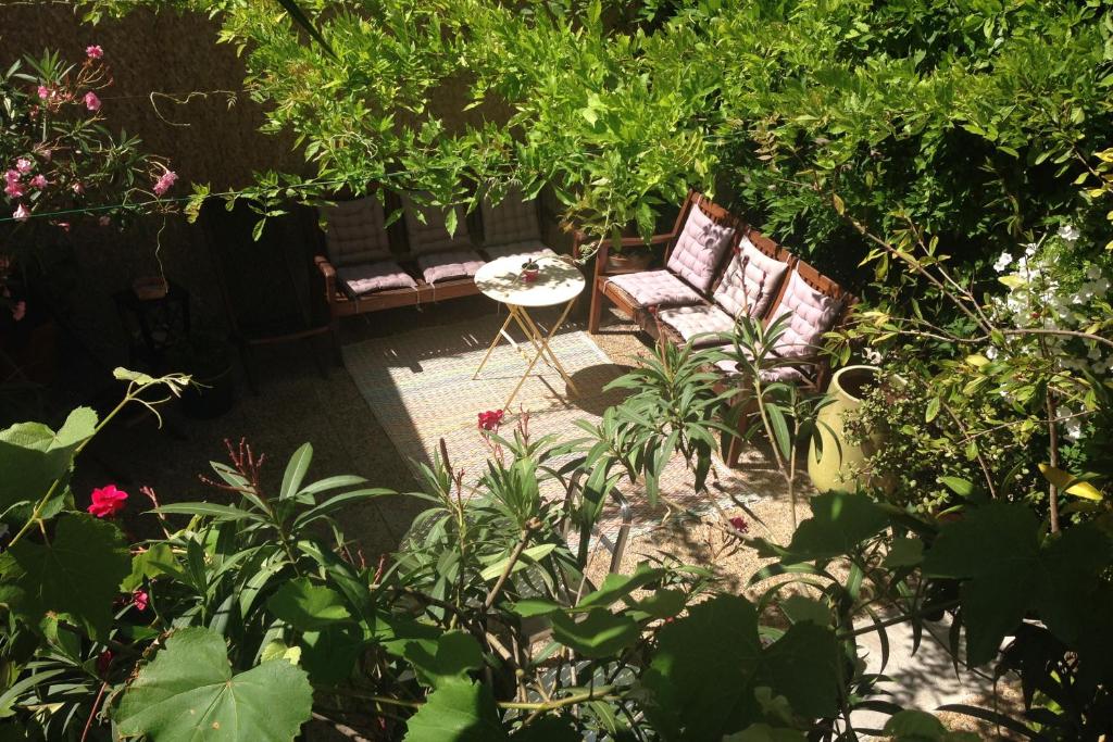 Zahrada ubytování Hôtel Cecil - Adults only