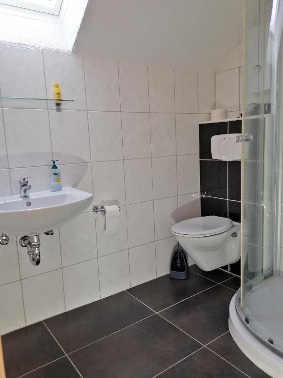 Koupelna v ubytování Apartment Kraemer Dax
