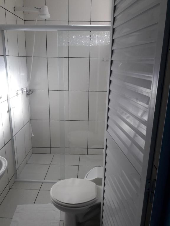 Koupelna v ubytování Espaço Indio Tupi