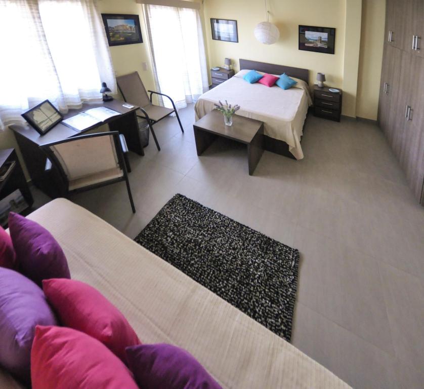 Postel nebo postele na pokoji v ubytování B&B in Corfu Town