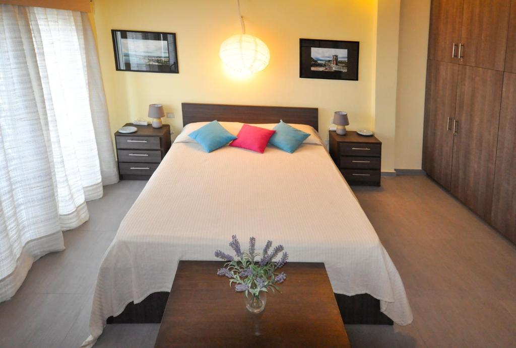 Postel nebo postele na pokoji v ubytování B&B in Corfu Town