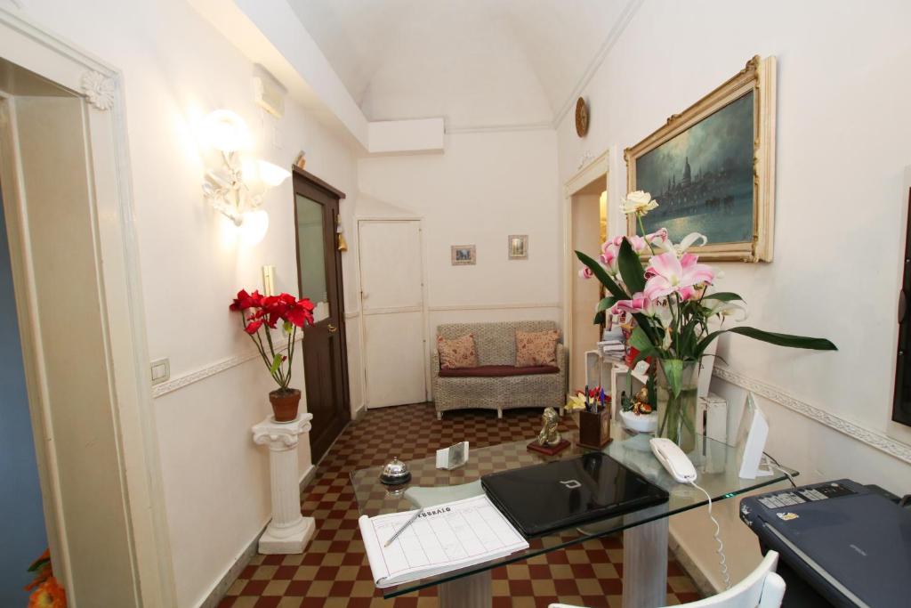 A seating area at La Zagara B&B