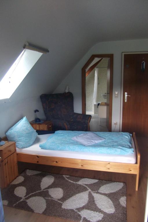 Postel nebo postele na pokoji v ubytování Hotel-Pension Thomé