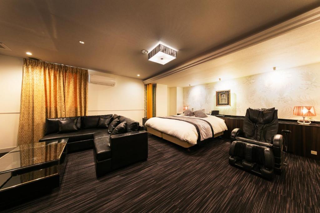 Posezení v ubytování Hotel Eldia Modern Kobe(Adult Only)