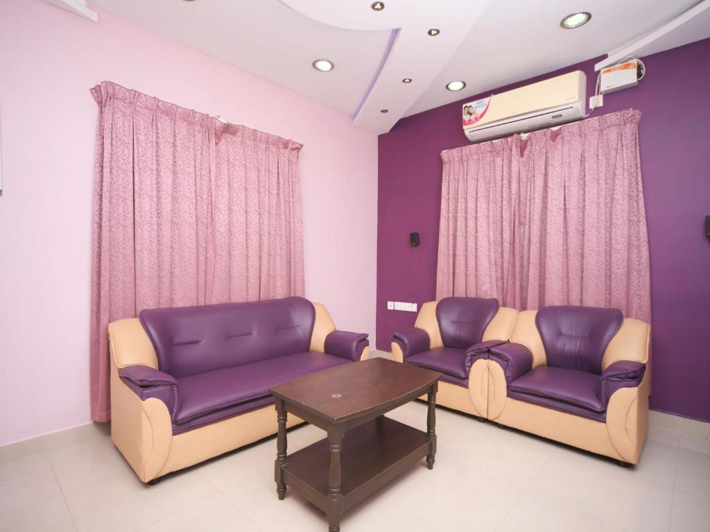 Posezení v ubytování Max Classic Serviced Apartment