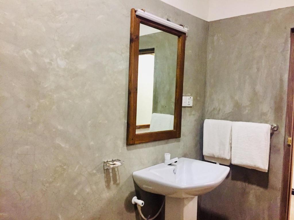 Koupelna v ubytování Jaye Eco Lodge
