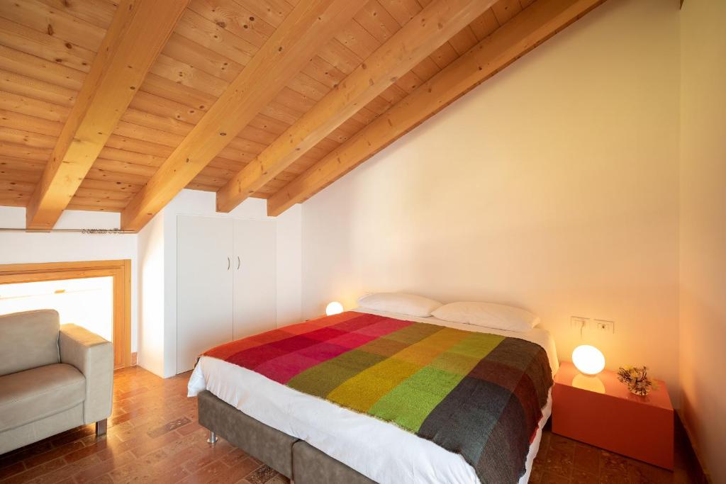 Postel nebo postele na pokoji v ubytování Agriturismo Casa Fiorindo