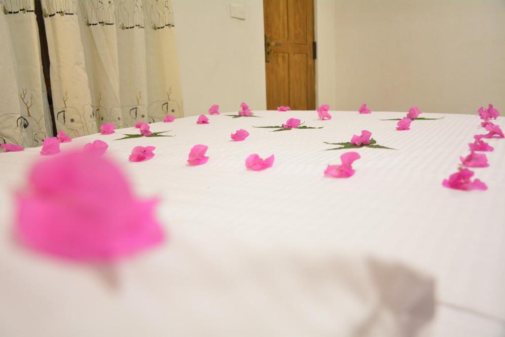 Postel nebo postele na pokoji v ubytování Jaye Eco Lodge