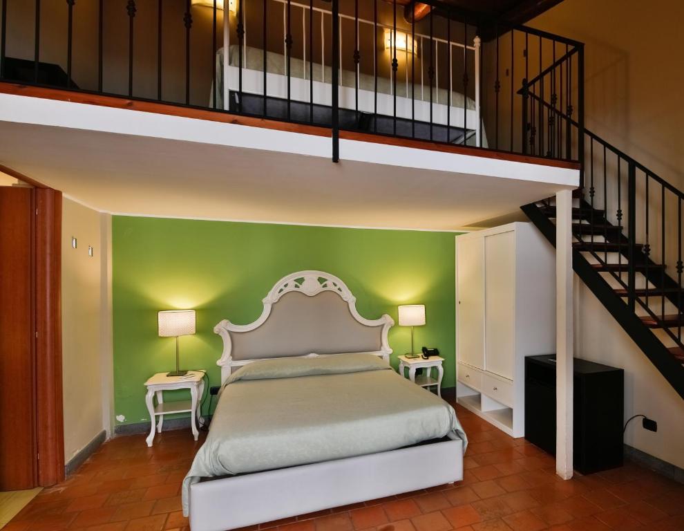 Katil atau katil-katil dalam bilik di Art & Jazz Hotel