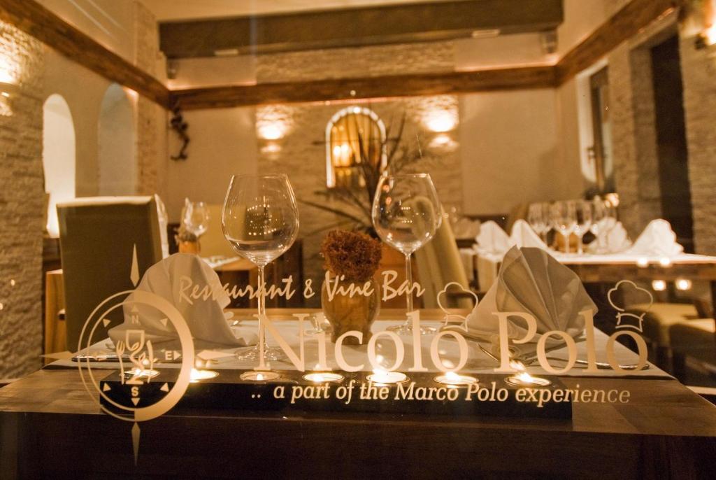 Nápoje v ubytování Boutique Hotel Marco Polo