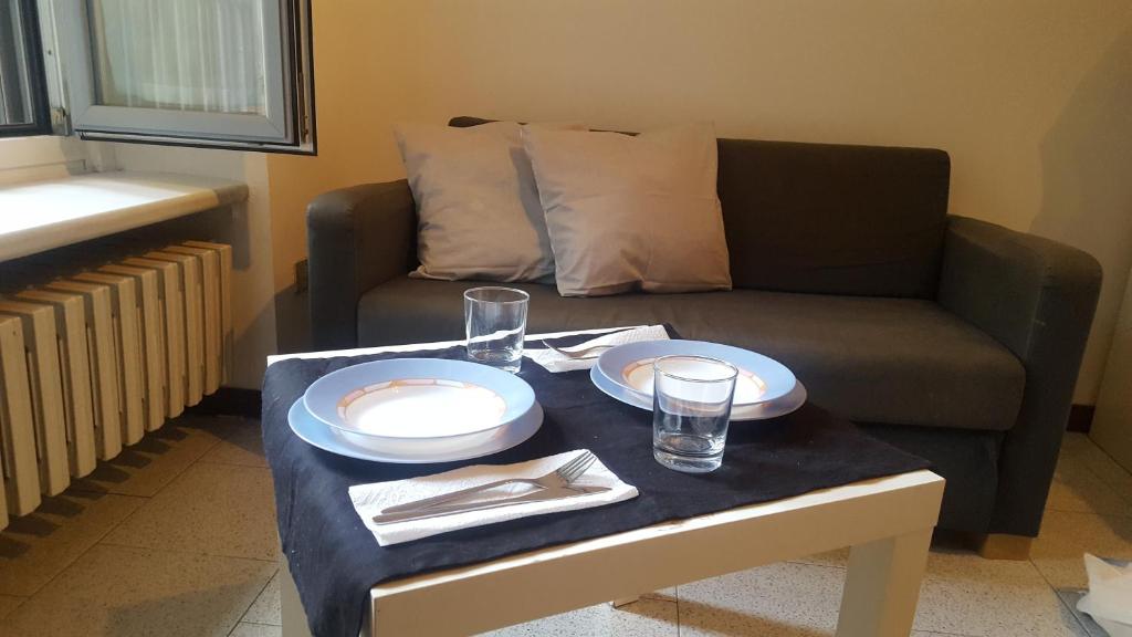 A seating area at Milano Apartment Navigli View Grande
