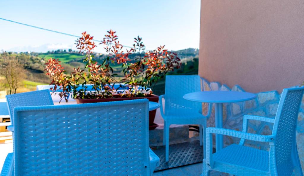 Nespecifikovaný výhled na hory nebo výhled na hory při pohledu z bed and breakfast