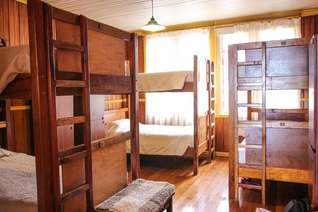 Postel nebo postele na pokoji v ubytování 13 Lunas Hostel