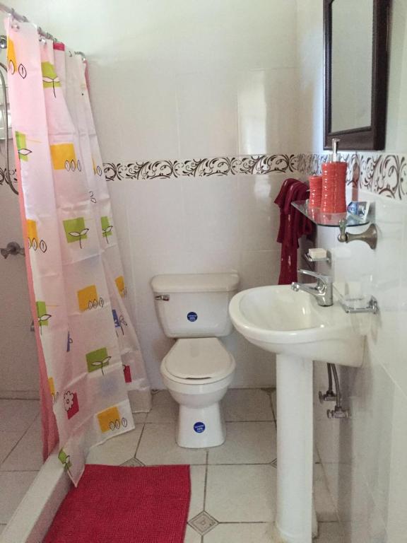 Koupelna v ubytování GoldenView Guesthouse Ocho Rios