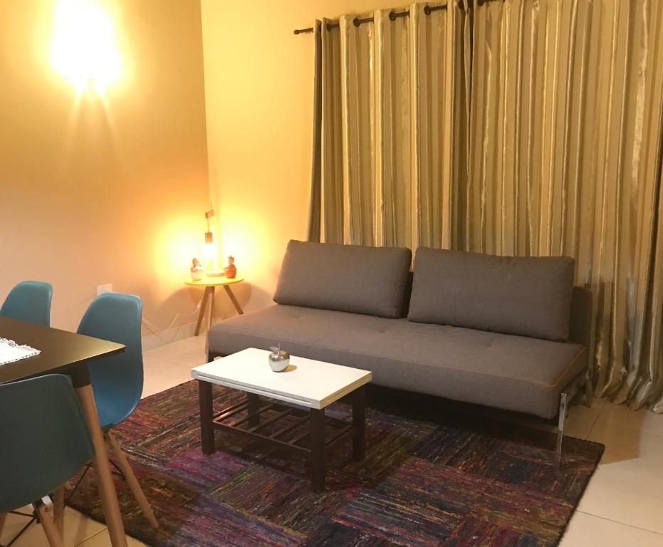 Istumisnurk majutusasutuses Mandala Apartments