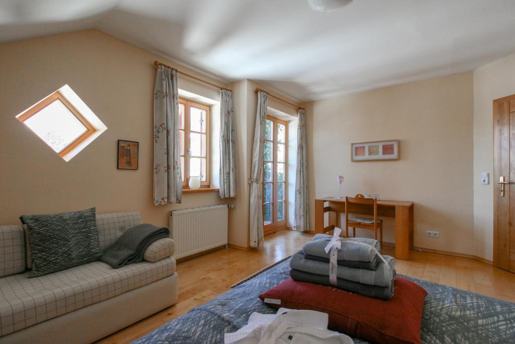 Posezení v ubytování Villa Anna Bad Goisern am Hallstättersee