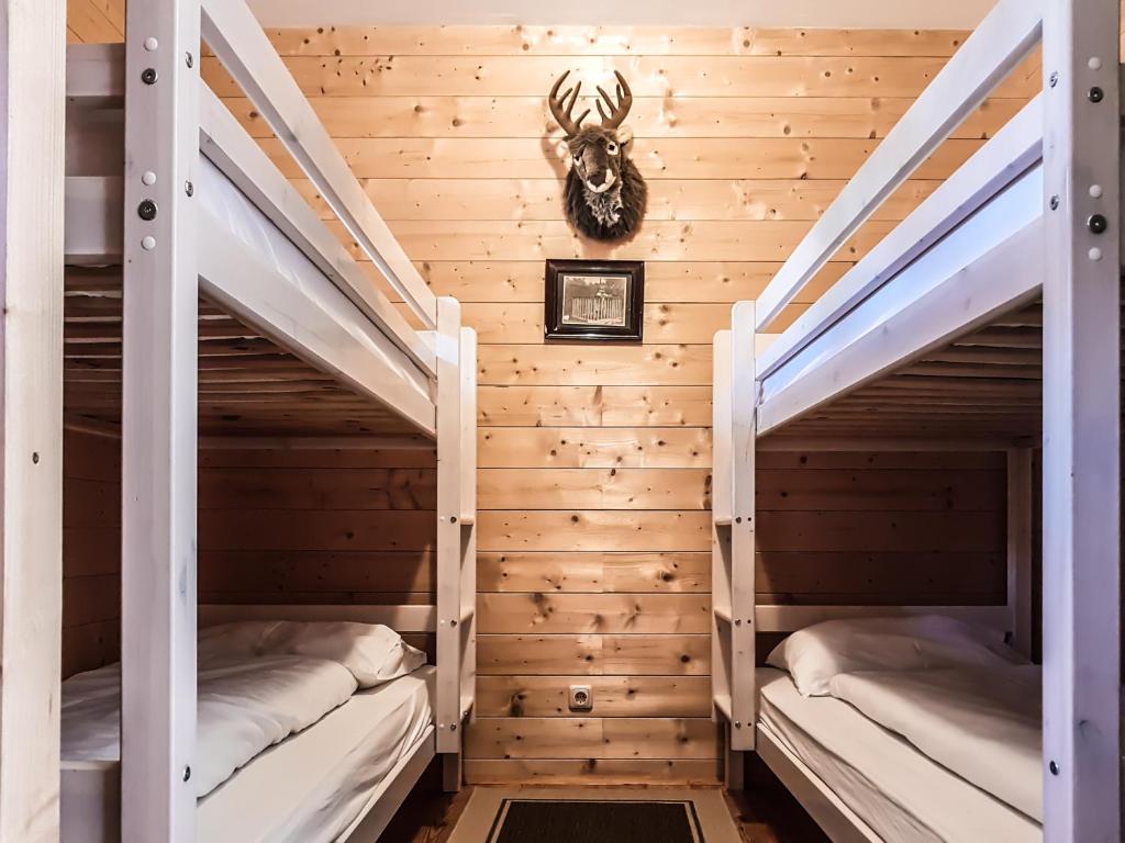 Letto o letti in una camera di Weigl Hütte Semmering