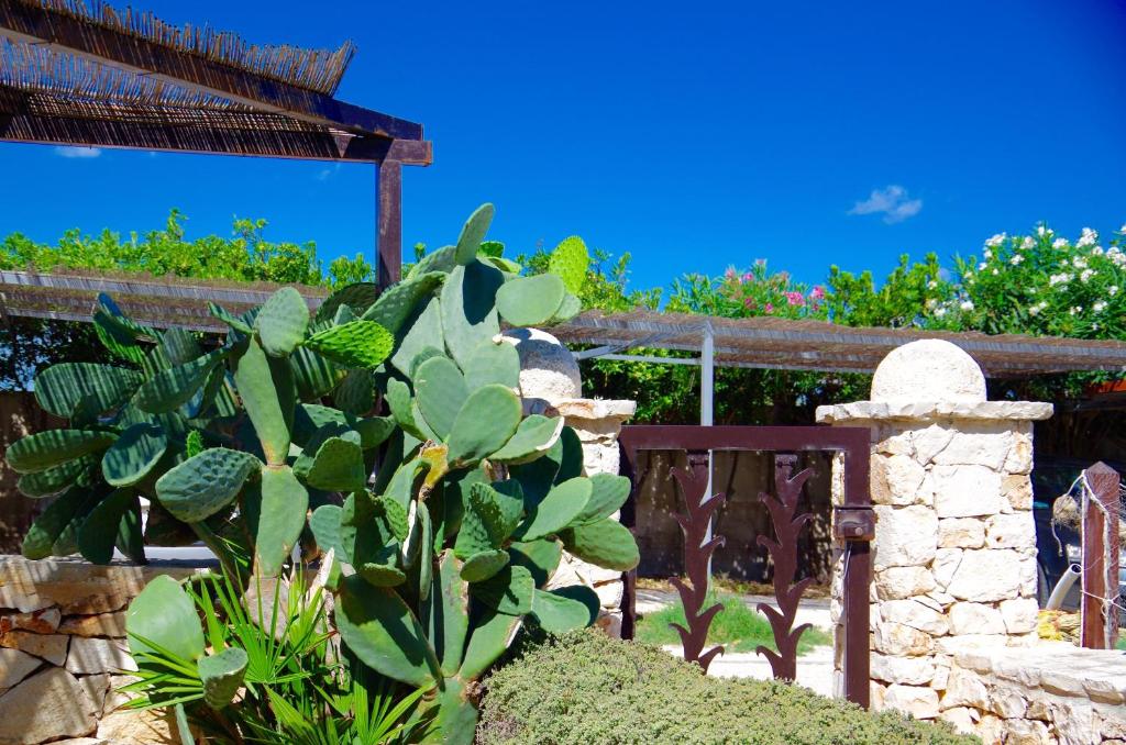 A garden outside Porta D'Oriente Suite