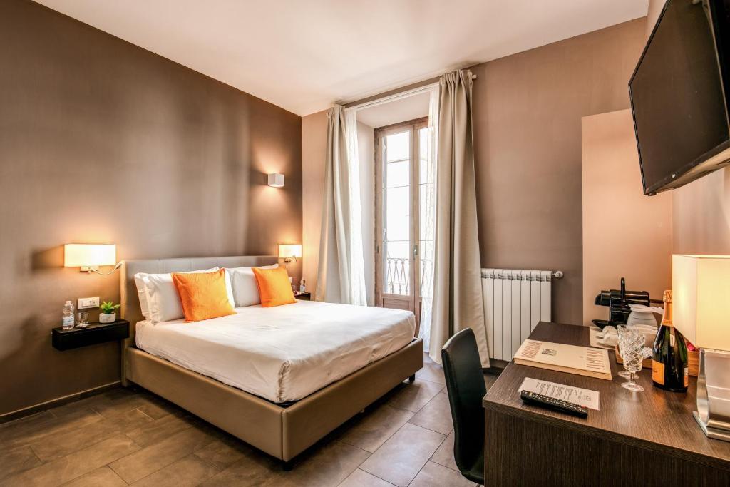 Posteľ alebo postele v izbe v ubytovaní H501 Luxury Rooms