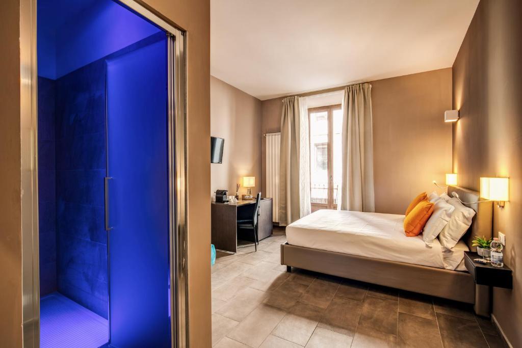 Posteľ alebo postele v izbe v ubytovaní H501 Luxury Rooms