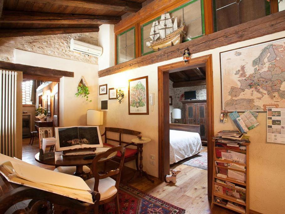 Posezení v ubytování B&B Asolo Casapagnano