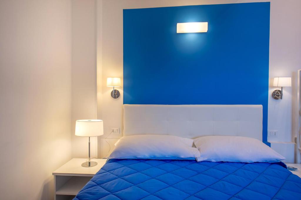 Postel nebo postele na pokoji v ubytování Caruso sea view