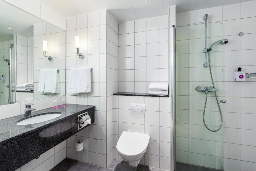 Koupelna v ubytování Quality Hotel Fredrikstad