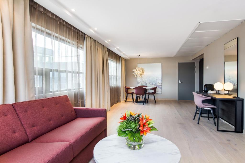 Posezení v ubytování Quality Hotel Fredrikstad