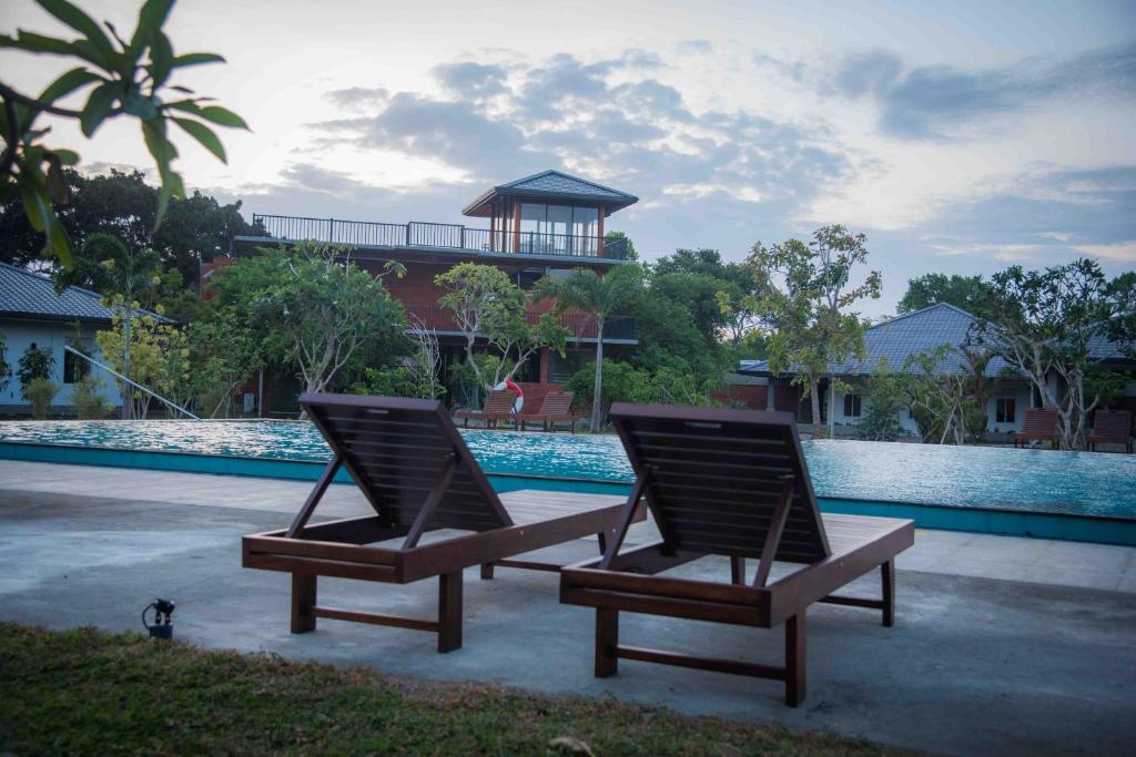 Bazén v ubytování Sungreen Resort Habarana nebo v jeho okolí