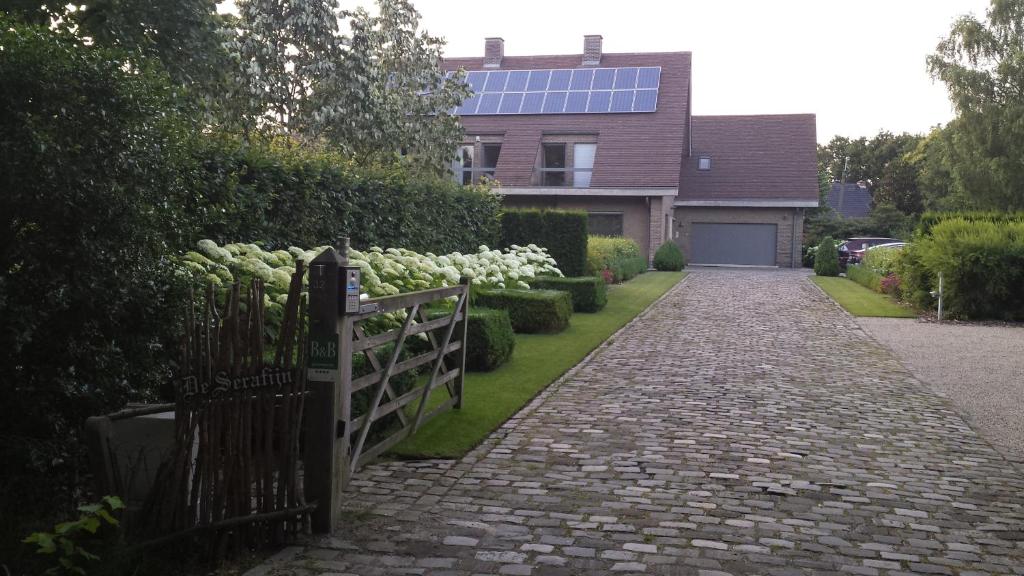 Zahrada ubytování B & B DE SERAFIJN