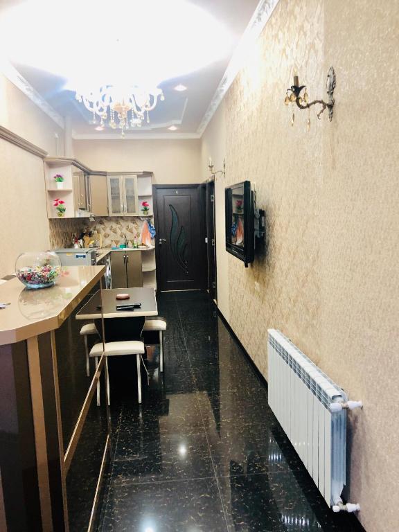 Kuchyň nebo kuchyňský kout v ubytování Har-Mar Hotel